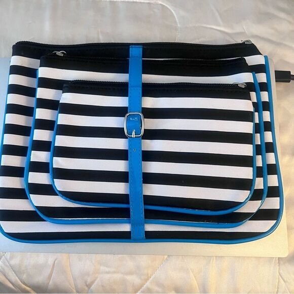 Nordstrom 3-Piece Makeup Bag - New - Picture 1 of 4